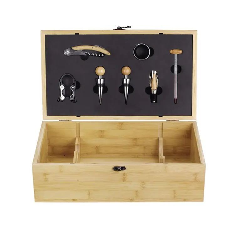 Duplici utrem Bamboo vinum set
